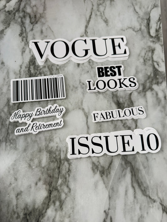 Magazine Stickers